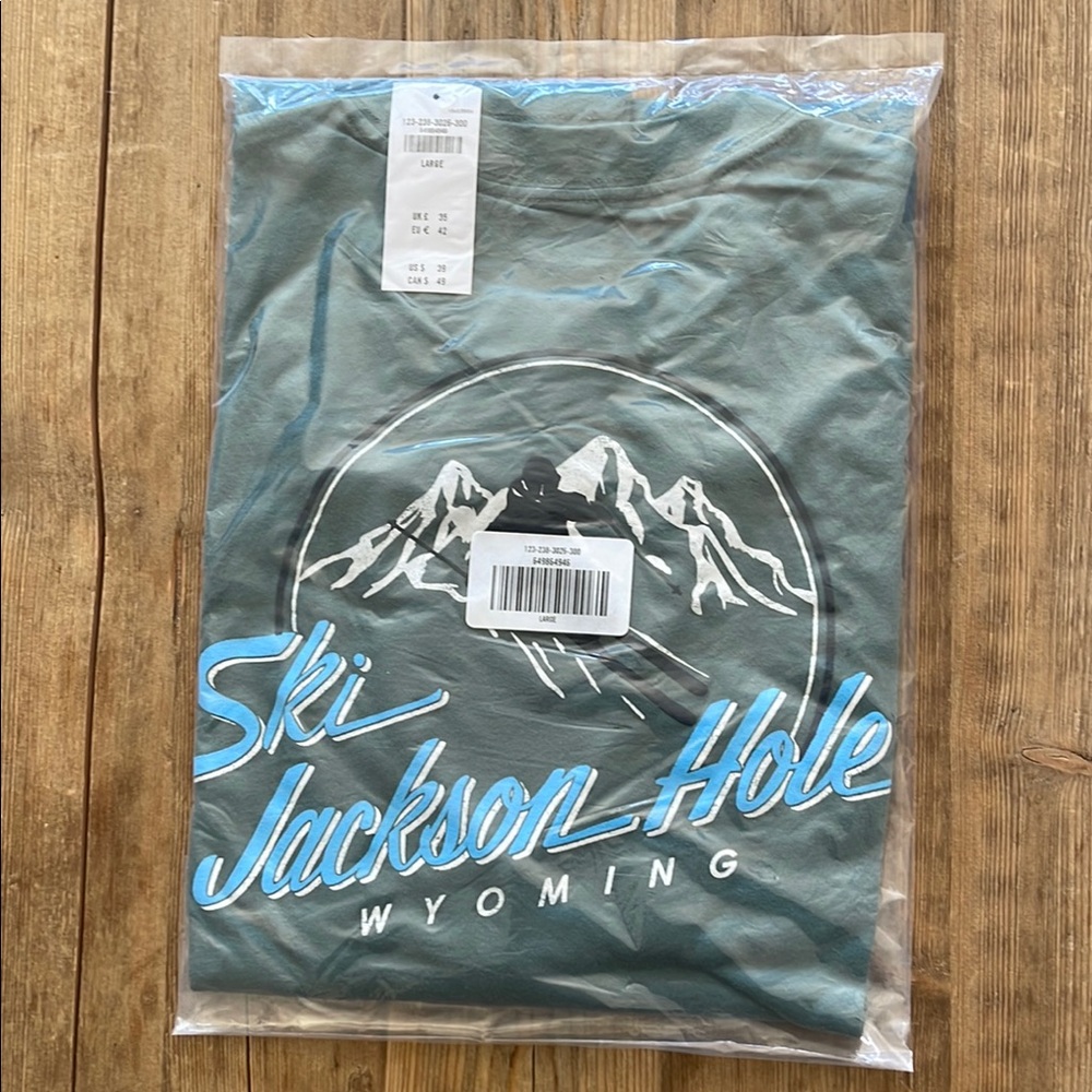 NEW Rare Abercrombie & Fitch Ski Jackson Hole Oversized Long Sleeve Shirt